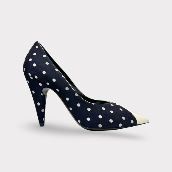 Saint Laurent Polka Dot Lola Pump - Women’s 6 - Picture 1 of 9